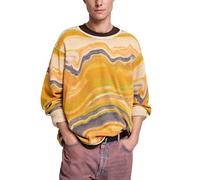 Desigual JERS_Color Waves Sweatshirt Uomo (Pacco da 1)