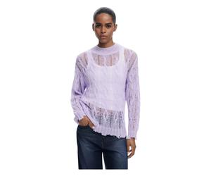 Desigual - Jers_Helsinki - - Knitwear - Donna - Viola - M