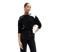 Desigual Black Acrylic Women Sweater - XL