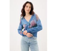 Desigual - Jers Nora Blu - Abbigliamento L Blu