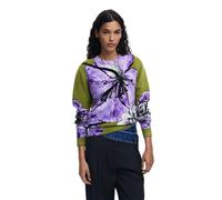 Desigual Purple Elastane Women Sweater - M