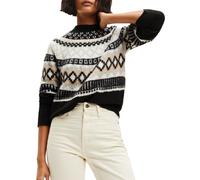 Desigual Jers Tignes Maglioncino Pullover Nero Donna