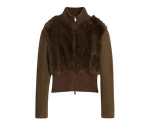 Desigual - Jers_Veget_2 Cardigan - - Knitwear - Donna - Marrone - L
