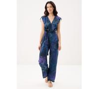 Desigual - Jumpsuit Floresazul Blu - Abbigliamento XL Blu