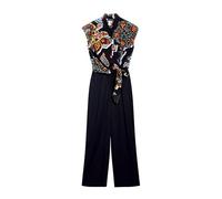 Desigual Jumpsuit_Paisley_Lacroix Jeans, Nero, XL Donna