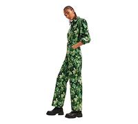 Desigual Jumpsuit_Ronda Pantaloni Casual, Verde, XS Donna