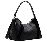 Desigual Borsa a mano Kahlo Mayari Maxi in PU Donna Nero Taglia unica