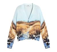 Desigual - Landscape Cardigan Sweater - - Knitwear - Donna - Multicolore - M