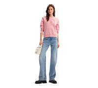 Desigual Maglia da Donna A Maniche Lunghe, Felpa Donna, Rosso, XL