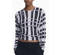 DESIGUAL MAGLIA DONNA BIANCO