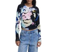 DESIGUAL MAGLIA DONNA NERO