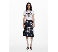 Desigual Maglietta colori misti / bianco Donna Desigual M