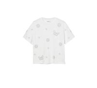 Desigual Maglietta da Donna a Maniche Corte T-Shirt, Bianco, XXL