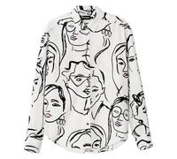Desigual Maglietta da Donna A Maniche Lunghe Blouse Donna