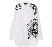 Desigual Maglietta da Donna A Maniche Lunghe Blouse Donna (Pacco da 1)