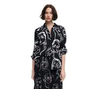 Desigual Maglietta da Donna A Maniche Lunghe Blouse Donna (Pacco da 1)