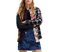 Desigual Maglietta da Donna a Maniche Lunghe, Materiale Finitura:, XL