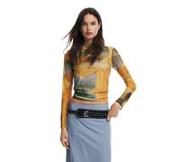 Desigual Maglietta da Donna A Maniche Lunghe T-Shirt Donna (Pacco da 1)