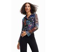 Desigual Maglietta da Donna, Blu, S