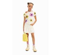 Desigual Maglietta da Ragazza TS_danerys, Bianco, 4 Anni
