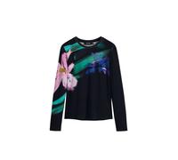 Desigual Maglietta giallo / verde / lavanda / rosa / nero Donna Desigual XL giallo / verde / lavanda / rosa / nero