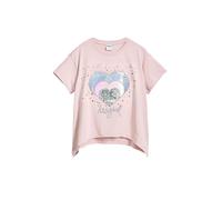 Desigual Maglietta 'Heart strass' blu / grigio / rosa / nero / bianco Bambini Desigual 122-128 blu / grigio / rosa / nero / bianco