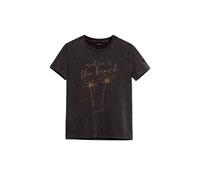 Desigual Maglietta 'Palm Tree' beige / arancione / nero Donna Desigual L