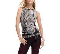 Desigual Edimburgo T-Shirt, Nero, XL Donna