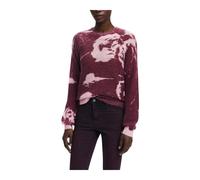 Desigual - Maglione Bordeaux Manica Lunga - - Knitwear - Donna - Rosso - L