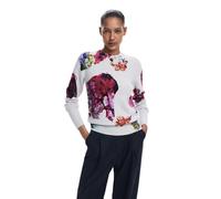 Desigual Maglione da Donna A Maglia Spessa Felpa, Blu, S