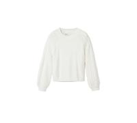 Desigual Maglione da Donna Flat Knit Thin Gauge Felpa, Bianco, XL