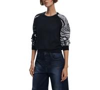 Desigual - Maglione Girocollo - - Knitwear - Donna - Nero - M