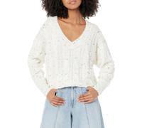 Desigual Maglione Lucca Felpa, Bianco, L Donna
