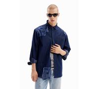 Desigual Man Template, 5008 Denim Dark Blue, XXL, Blu, XXL