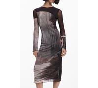 Desigual Marrone Polyester Women Dress - XL