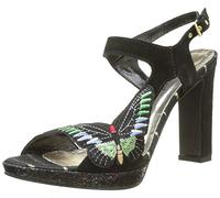 Desigual Marylin Butterfly, Sandali Punta Aperta Donna, Nero (Black 2000), 38 EU