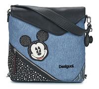 Desigual - Mickey Denim Edge Jersey Maxi Zaino - - Bags - Donna - Blu - ONE SIZE