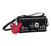 Desigual Mone_Mickey Rock Dortmund, Portafoglio Bi-Fold Donne, Nero, 0