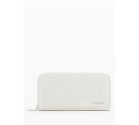 Desigual Mone_Dejavu Fiona Ecru, Portafoglio Bi-Fold Donna, Bianco, 0