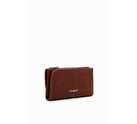 Desigual Mone_Dejavu Ines, Portafoglio Bi-Fold Donna, Marrone, 18.5