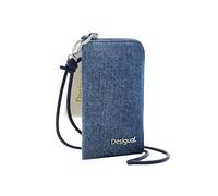 Desigual Mone_Denim Priori Can, Portafoglio Tri-Fold da Donna, Blu, 11.5