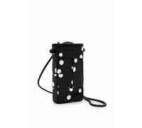 Desigual Mone_New Splatter Bruna Tri-Fold Wallet, 10, Nero, 10