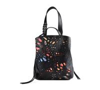 Desigual - Mini Zaino in Ecopelle Perforata - - Bags - Donna - Nero - ONE SIZE