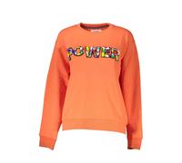 Desigual Orange Cotton Women Sweater - XXL