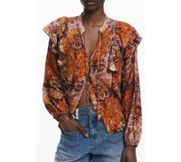 Desigual Orange Viscose Women Shirt - L