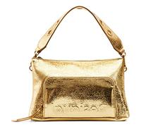 Desigual Oro, Bag-Half Logo 22_Dortmund 9125 Gold Donna, Materiale Finitura:, Einheitsgröße