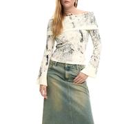 Desigual Oslo Felpa, Nero, S Donna