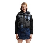 Desigual Padded_Bergen, 2000 Black Cappotto Corto Imbottito, XS da Donna