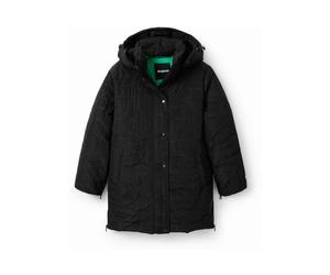 Desigual - Padded Zips Coat - - Jackets - Donna - Nero - S