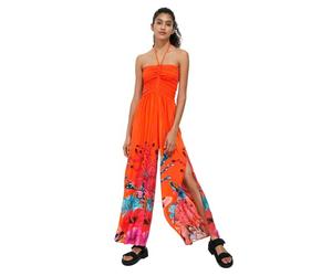 Desigual Pant_Amelia Copricostume, Colore: Arancione, XL Donna